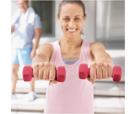 Color Neoprene Dumbbell Set With Rack, Multiple Weight Options, Set--Only Supports Self Pickup