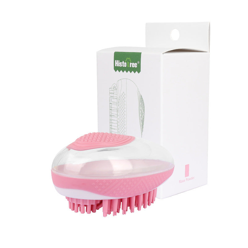 2-in-1 Pet Bath & Massage Brush – Gentle Grooming, Deep Cleaning