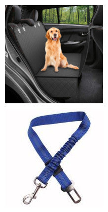 Dog Car Seat Cover with Mesh Window – Waterproof, Non-Slip & Travel-Ready