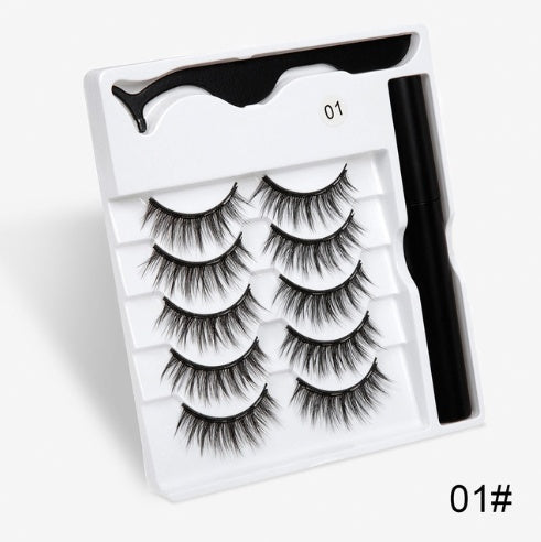 Magnetic False Eyelashes – Reusable Natural Look Lashes with Cotton Band for Effortless Glamour