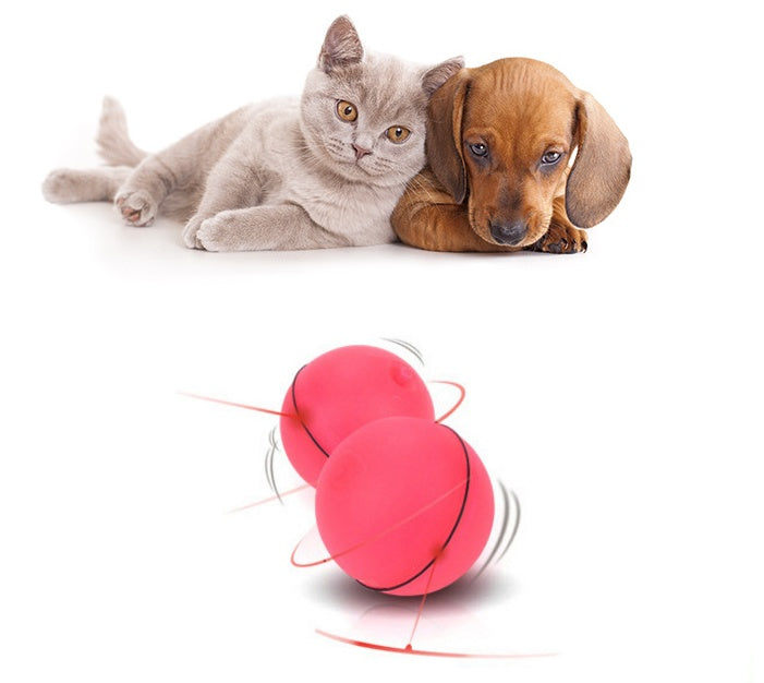 LED Rolling Cat Toy Ball – Interactive Laser Toy for Cats
