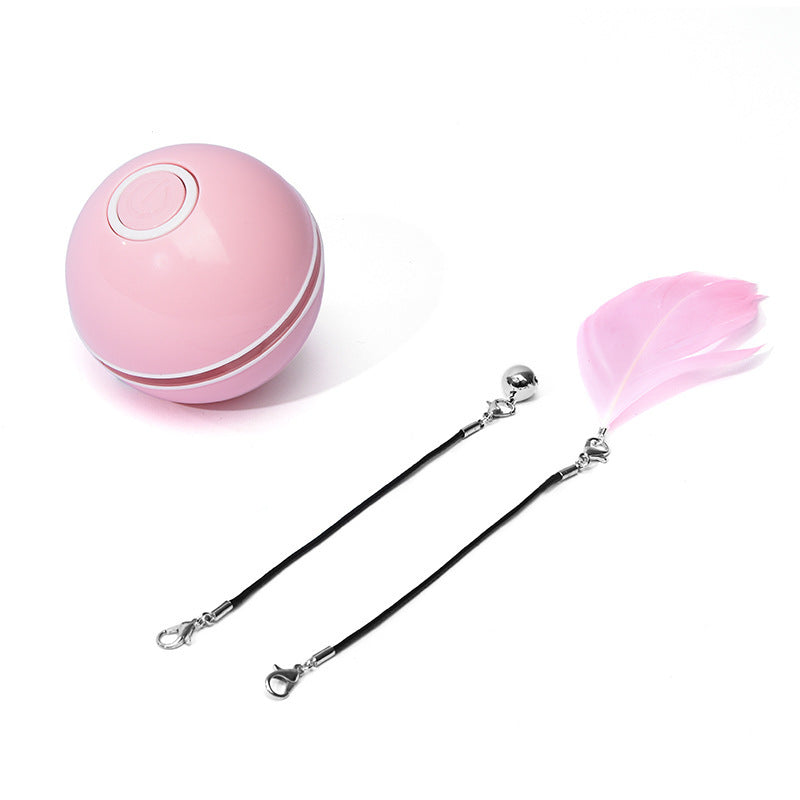 LED Rolling Cat Toy Ball – Interactive Laser Toy for Cats