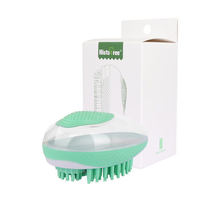 2-in-1 Pet Bath & Massage Brush – Gentle Grooming, Deep Cleaning