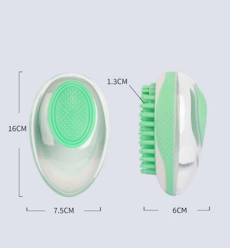 2-in-1 Pet Bath & Massage Brush – Gentle Grooming, Deep Cleaning