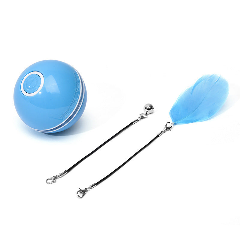 LED Rolling Cat Toy Ball – Interactive Laser Toy for Cats
