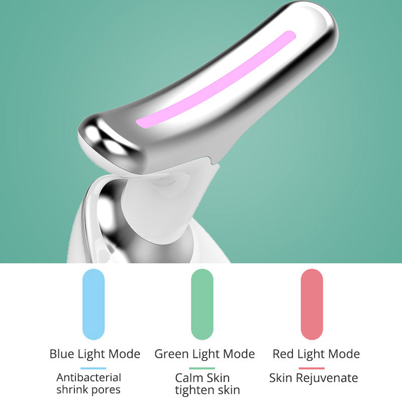 EMS Thermal Neck Lifting Massager – Electric Microcurrent Wrinkle Remover with LED Therapy