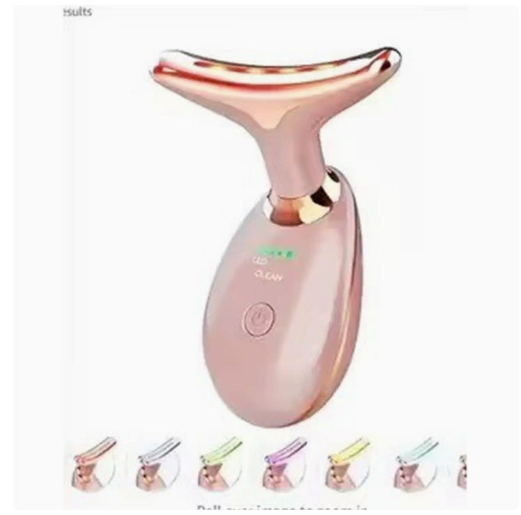 EMS Thermal Neck Lifting Massager – Electric Microcurrent Wrinkle Remover with LED Therapy