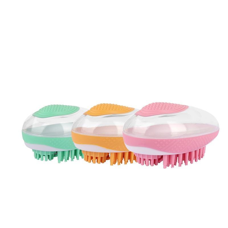 2-in-1 Pet Bath & Massage Brush – Gentle Grooming, Deep Cleaning