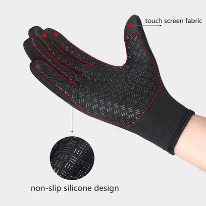 Waterproof Thermal Gloves with Touch Screen – Anti-Slip Winter Riding & Sports Gloves