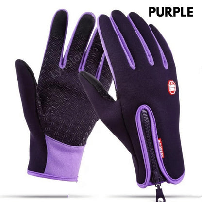 Waterproof Thermal Gloves with Touch Screen – Anti-Slip Winter Riding & Sports Gloves