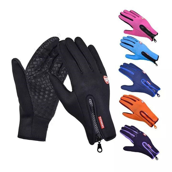 Waterproof Thermal Gloves with Touch Screen – Anti-Slip Winter Riding & Sports Gloves