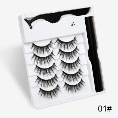 Magnetic False Eyelashes – Reusable Natural Look Lashes with Cotton Band for Effortless Glamour