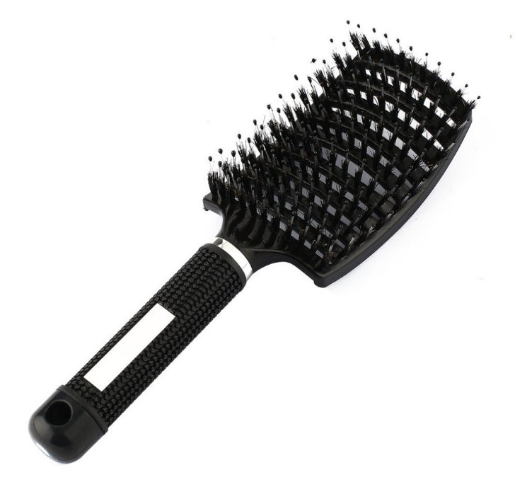 Hairbrush for Women – Anti-Klit Detangler with Nylon Bristles & Scalp Massage Comb