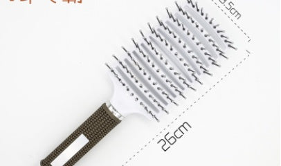 Hairbrush for Women – Anti-Klit Detangler with Nylon Bristles & Scalp Massage Comb