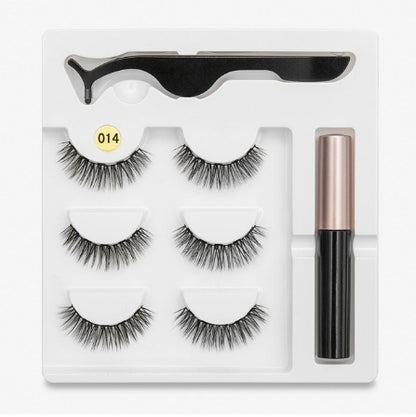 Magnetic False Eyelashes – Reusable Natural Look Lashes with Cotton Band for Effortless Glamour