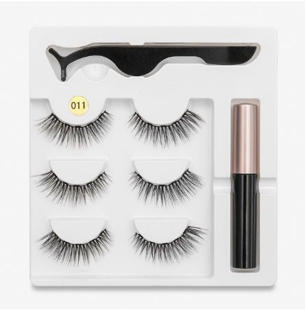 Magnetic False Eyelashes – Reusable Natural Look Lashes with Cotton Band for Effortless Glamour