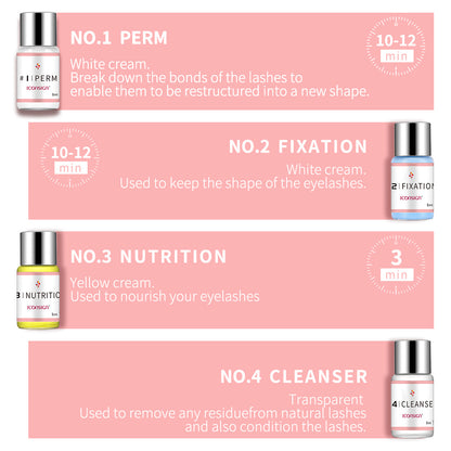 Lash Lift Kit – Professional Eyelash Perm & Curling Set for Long-Lasting Natural Lift (6–8 Weeks)