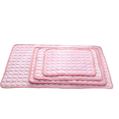 Summer Cooling Pad for Dogs & Cats – Ice Silk Pet Bed