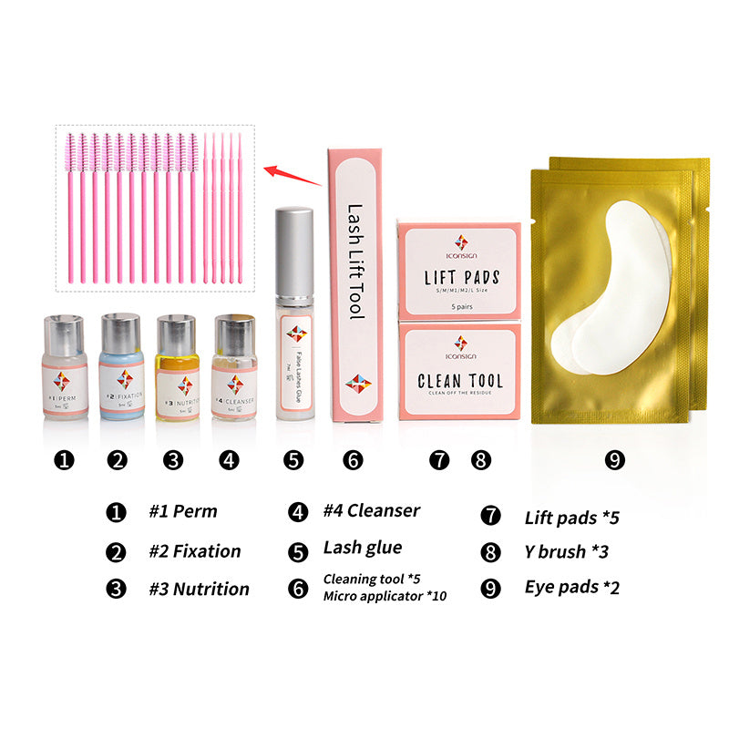 Upgraded Lash Lift Kit – Professional Eyelash Perm & Lifting Set for Long-Lasting Curled Lashes (6–8 Weeks)