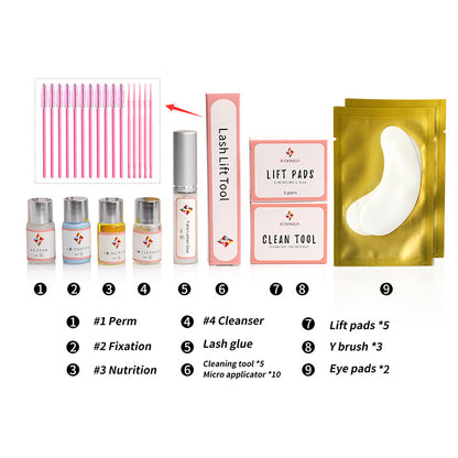 Upgraded Lash Lift Kit – Professional Eyelash Perm & Lifting Set for Long-Lasting Curled Lashes (6–8 Weeks)