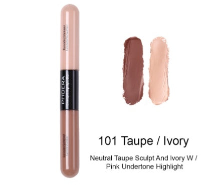 2-in-1 Double Head Liquid Concealer – Full Coverage, Natural Finish & Brightening Formula for All Skin Types