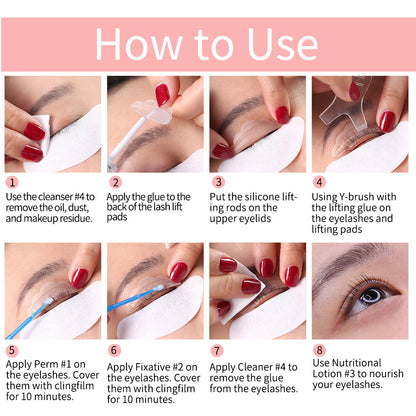 Lash Lift Kit – Professional Eyelash Perm & Curling Set for Long-Lasting Natural Lift (6–8 Weeks)